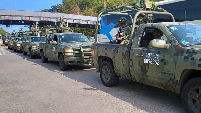 Refuerza Ejército despliegue en Acapulco