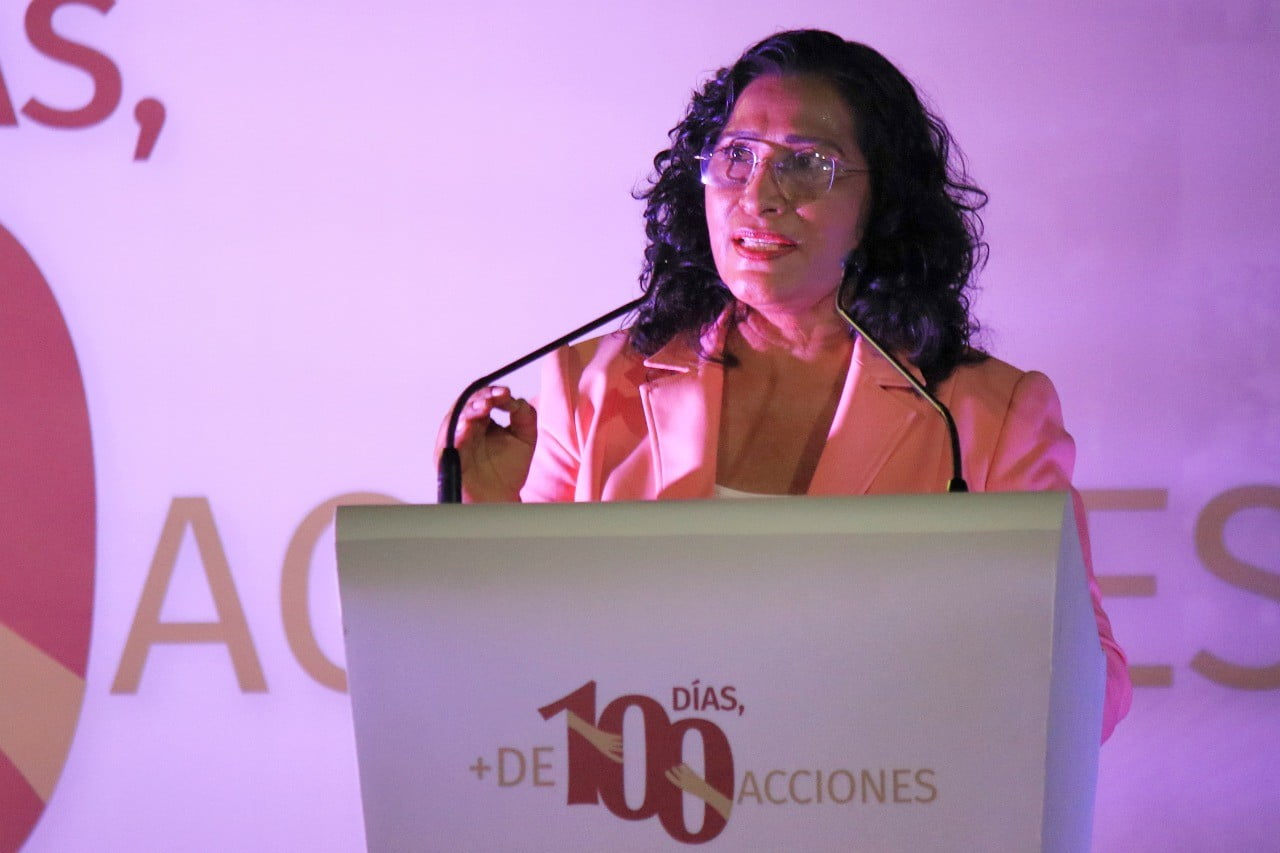 Informa Abelina López acciones realizadas en sus 100 días de gobierno