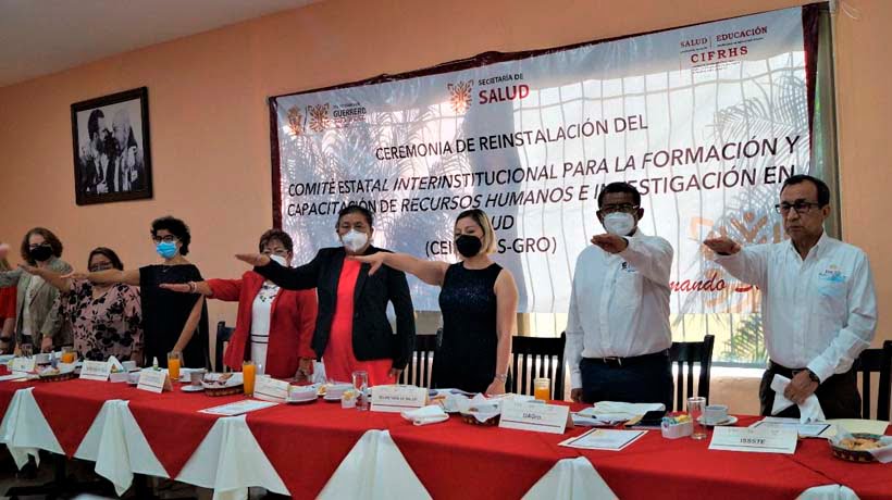 Instalan comité interinstitucional de formación en Salud de Guerrero