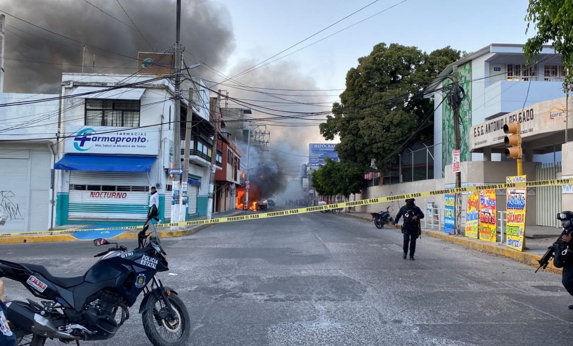 Se incendia taquería en avenida Vicente Guerrero de Chilpancingo