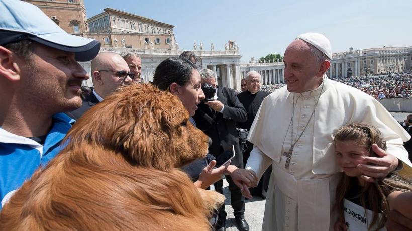 Tener mascotas en lugar de hijos ‘quita humanidad’: papa Francisco