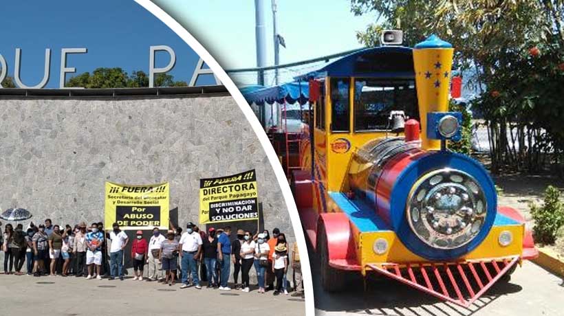 Protestan en Parque Papagayo; retiraron trenecito y lanchas del lago