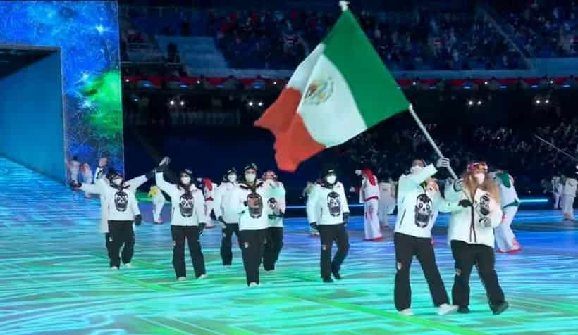Así se presentaron los deportistas mexicanos en Beijing 2022