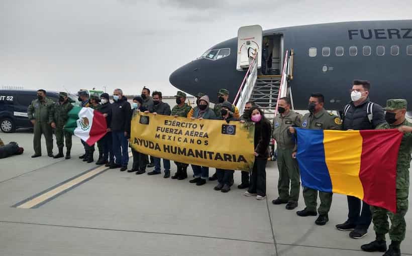 Llega a Rumania avión que rescatará a mexicanos refugiados