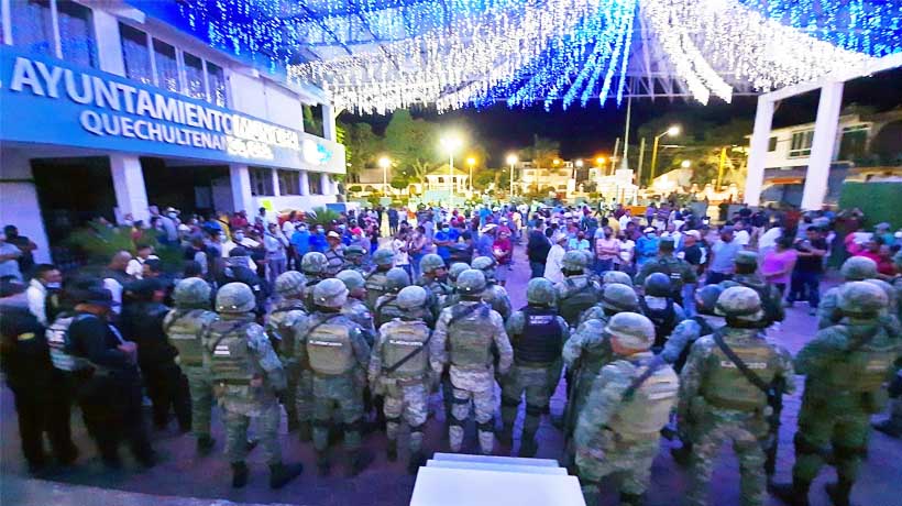 Confrontan al Ejército en Quechultenango, Guerrero