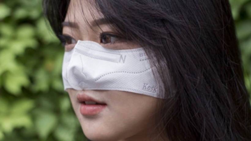 ‘Kosk’, el nuevo cubrebocas que genera sensación en Corea del Sur