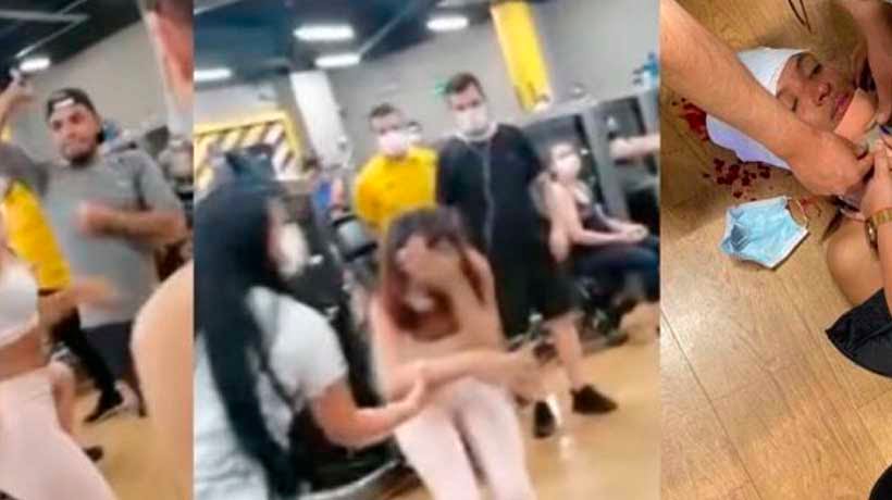 VIDEO: Hombre golpea a mujer en gimnasio de Colombia