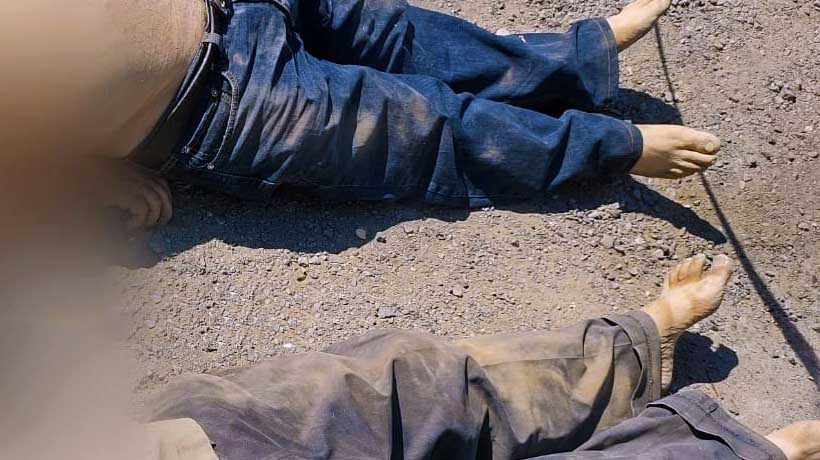 Hallan dos cuerpos sin vida en Ixcateopan, Guerrero