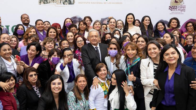 Acude Evelyn Salgado a ceremonia por Día Internacional de la Mujer en Palacio Nacional