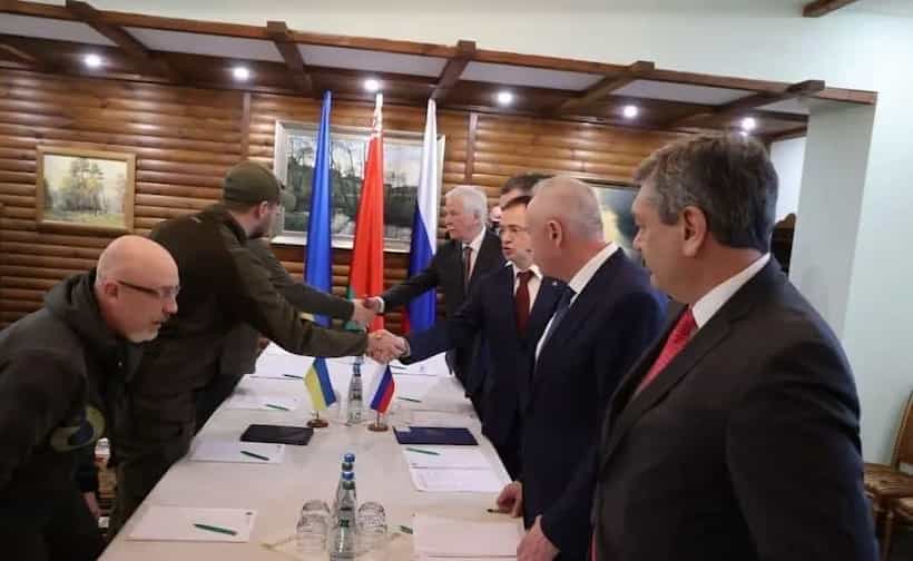 Inicia segunda ronda de negociaciones para finalizar conflicto Rusia-Ucrania