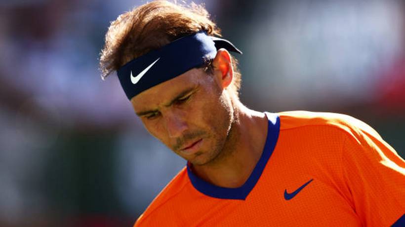 Revela Nadal dolor al respirar tras derrota en Indian Wells