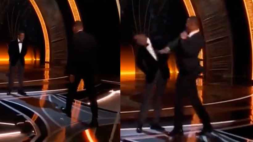 ¡Tómala! Will Smith golpea a Chris Rock en plena ceremonia de los Oscars