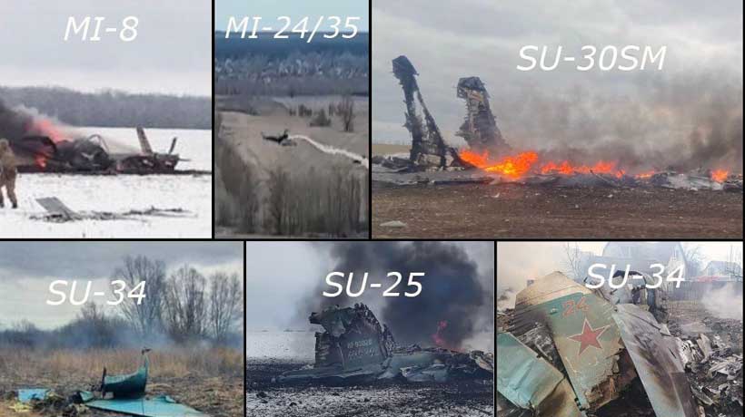 Tumba Ucrania 88 aeronaves rusas; recurre Putin a mercenarios