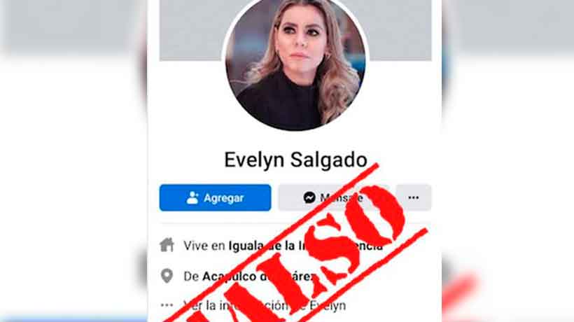 Denuncia Evelyn Salgado cuenta falsa que usaba su imagen en Facebook