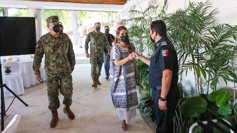 Revisa Evelyn Salgado resultados de seguridad en Guerrero