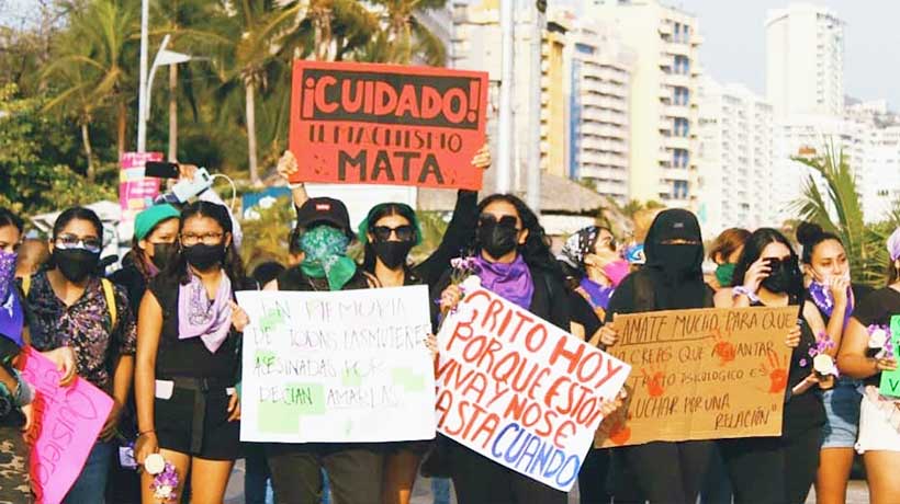 Convocan marchas feministas en Acapulco y Chilpancingo por el 8M