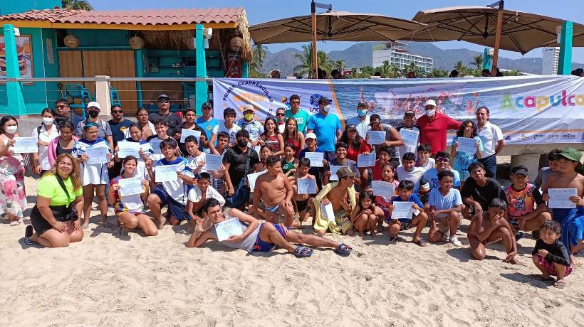 Realizan en Acapulco exitoso torneo de Waterpolo Infantil