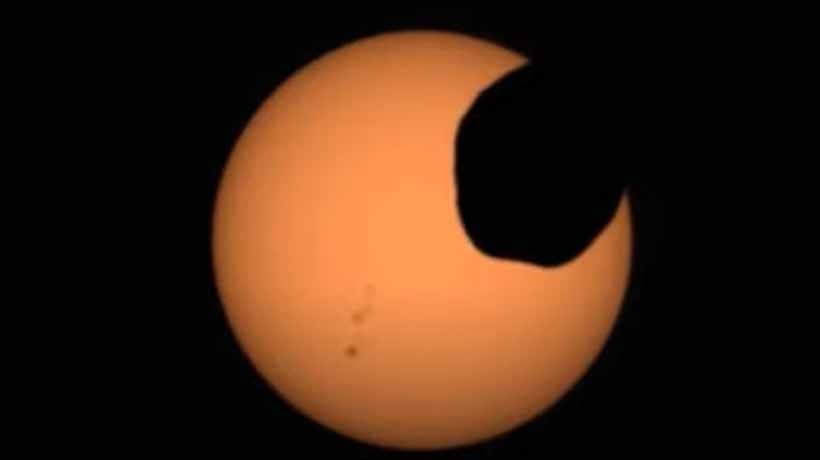 VIDEO: Captan la mejor toma de un eclipse solar, ¡en Marte!