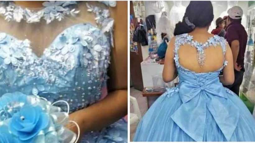 Se vuelve viral adolescente que perdió su vestido de 15 años en una combi de Tlaxcala