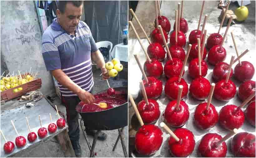 Piden mil 500 manzanas de caramelo y le cancelan; internautas lo apoyaron