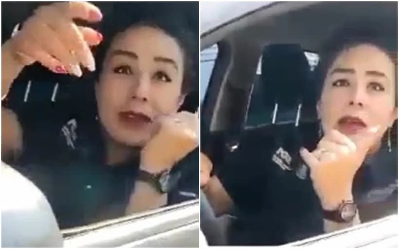 Lady FGR: Mujer choca y se niega a pagar daños; ya es viral