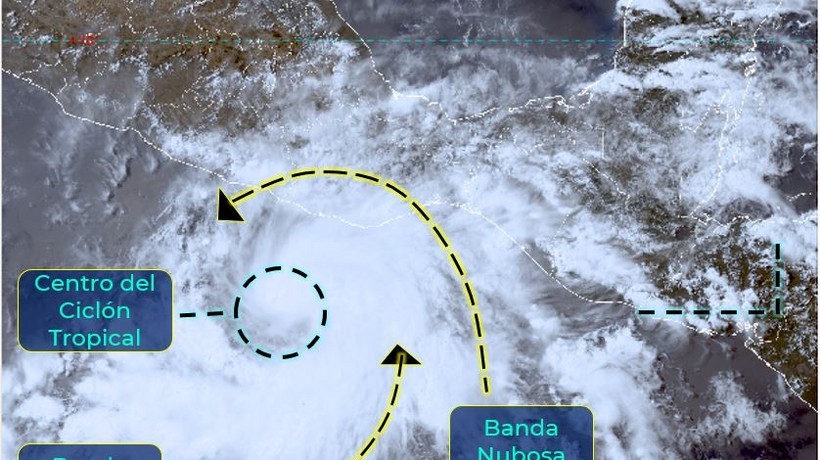 Golpeará Agatha costas de Oaxaca como huracán categoría 2: SMN