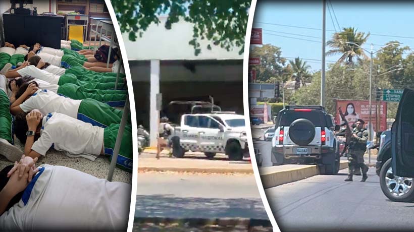 Videos muestran intensa balacera en Culiacán