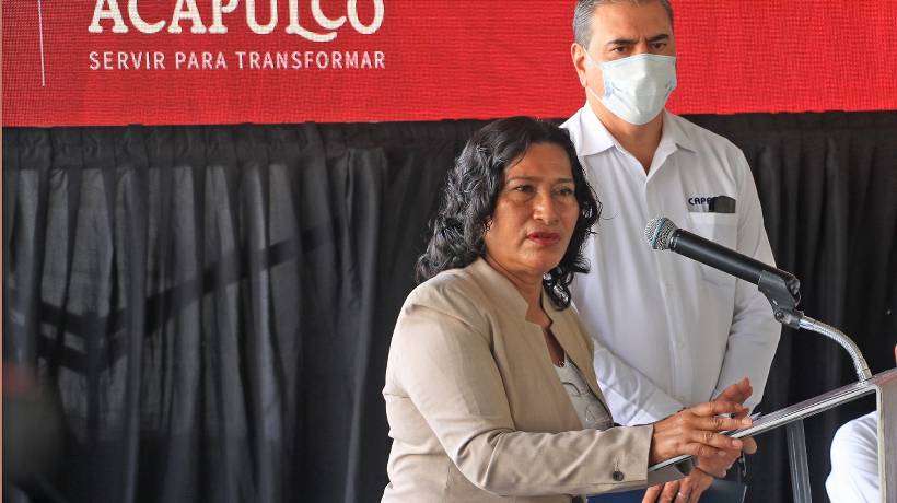 Revela Abelina López que 116 mil deben el agua en Acapulco; podrían ir a Buró