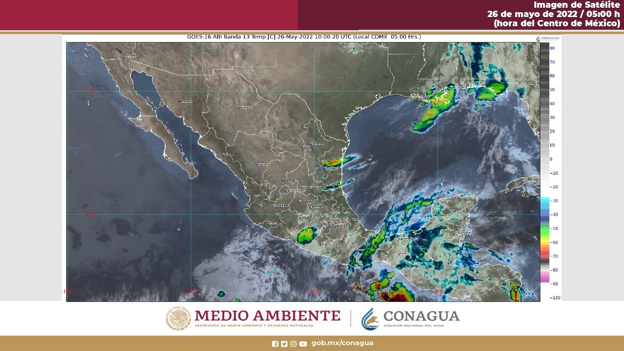Zona de baja presión provocaría lluvias fuertes en Guerrero