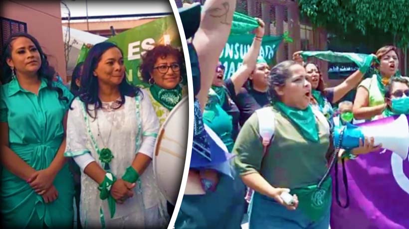 Celebran feministas despenalización del aborto en Guerrero