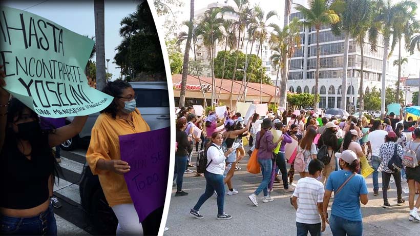 “¡Viva la queremos”; marchan por Yoseline en Costera de Acapulco