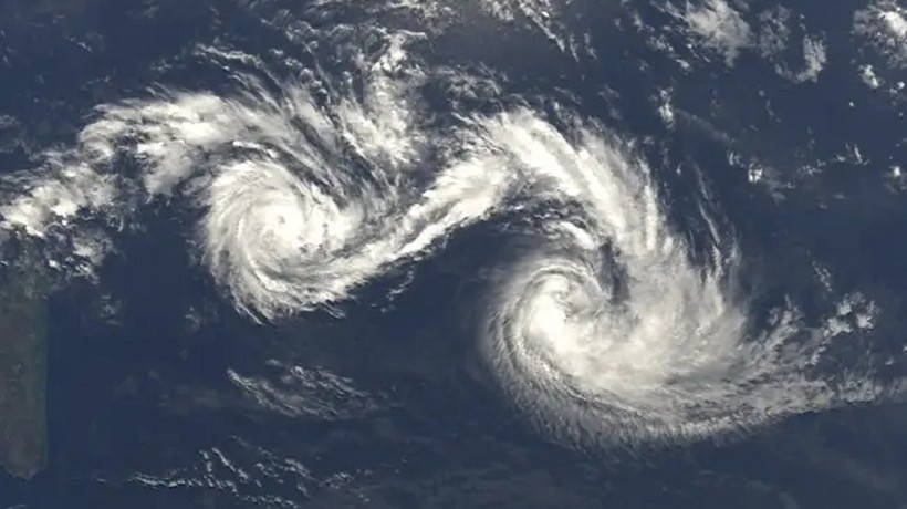 Efecto Fujiwhara: esto ocurre cuando dos huracanes chocan