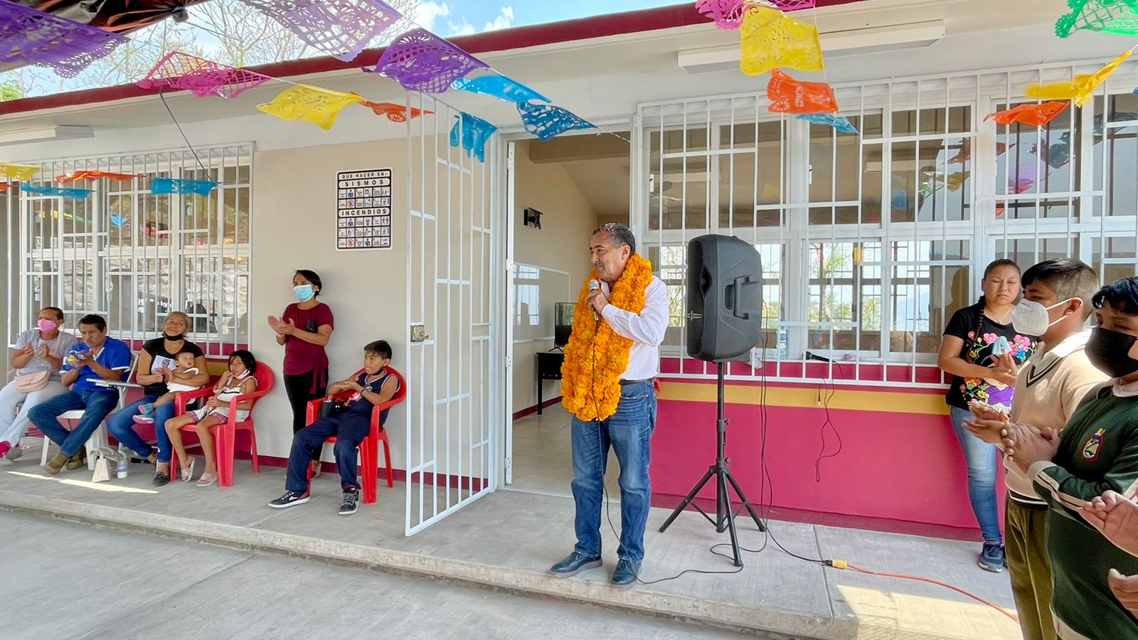 #InformeGuerrero Inaugura titular del IGIFE obras en la telesecundaria Diego Rivera en Chilpancingo