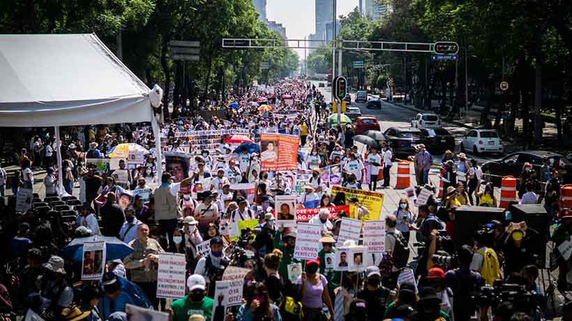 Madres sin festejar; marchan en 10 de mayo en protesta por desapariciones
