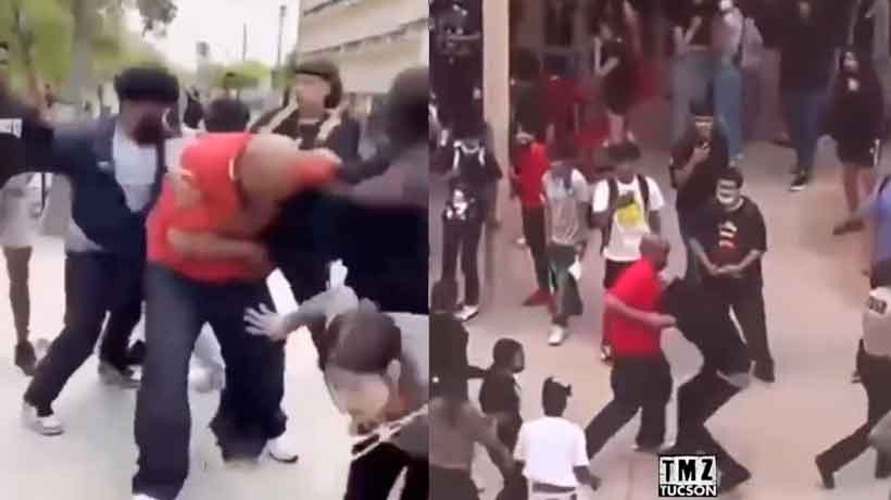 Padre golpea a 30 estudiantes que hacían bullying a sus hijos en secundaria