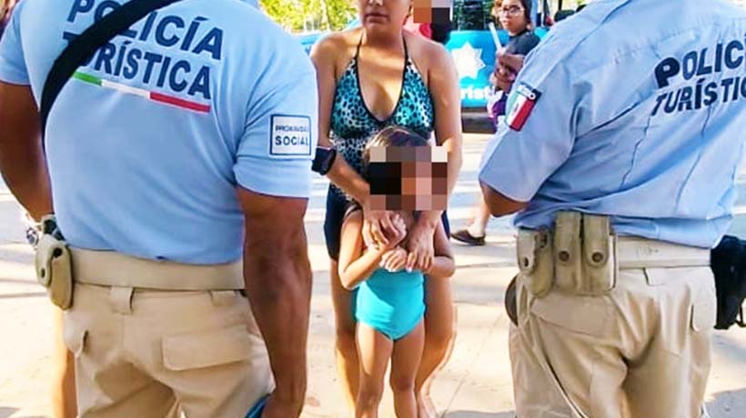 Se extravían tres niña en playas de Acapulco