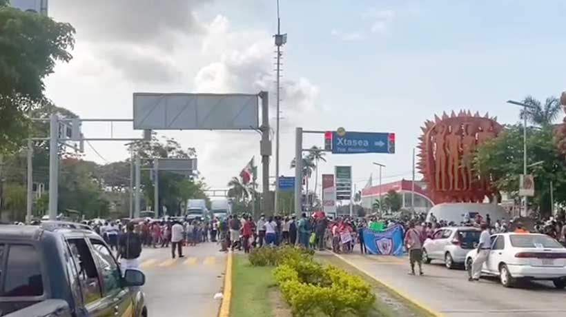 Retiran bloqueo en bulevar de Las Naciones de Acapulco; duró siete horas