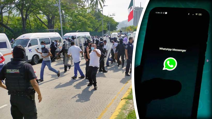 Con audio de WhatsApp, obligaron a bloquear a transportistas de Acapulco