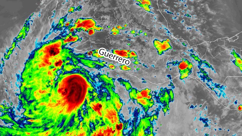 Por huracán “Blas”, SEG suspende clases en Costa Chica, Costa Grande y Acapulco