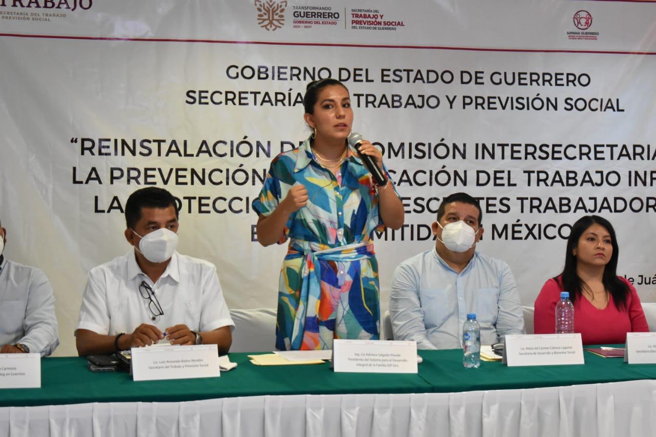 Redoblará gobierno de Guerrero acciones para combatir trabajo infantil