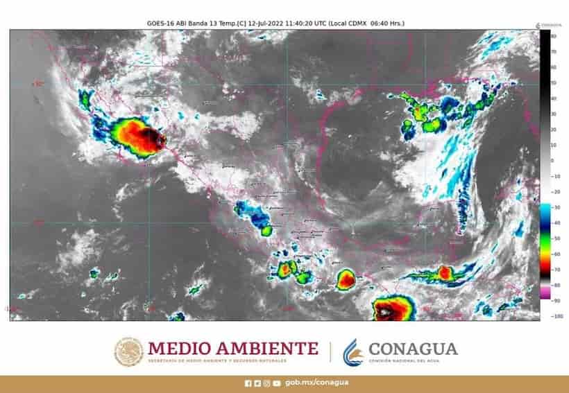 Monzón mexicano y onda tropical causarán fuertes lluvias en el país: Conagua