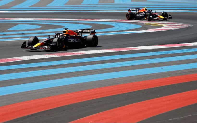 Se queda ‘Checo’ Pérez fuera del podio del GP de Francia; Max Verstappen triunfó