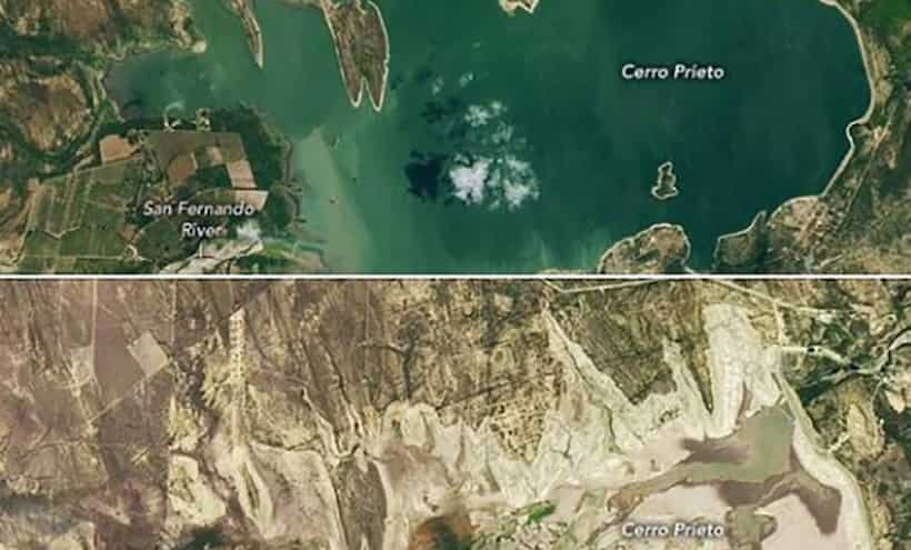 Sequía en Nuevo León: NASA revela imágenes del impresionante cambio