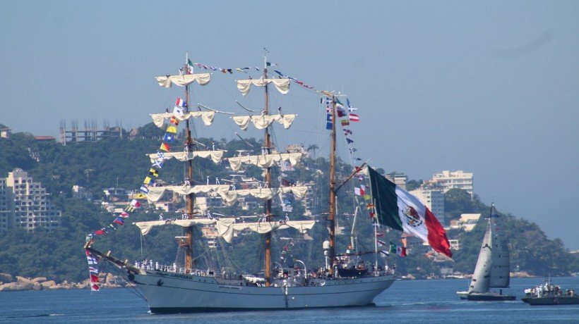 Podrá visitarse buque Cuauhtémoc en evento ‘Velas Acapulco’