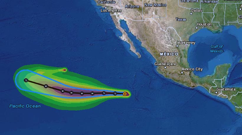 Se forma tormenta Darby en el Pacífico; será huracán el lunes