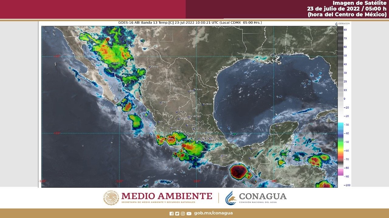 Se esperan lluvias para este sábado en Guerrero