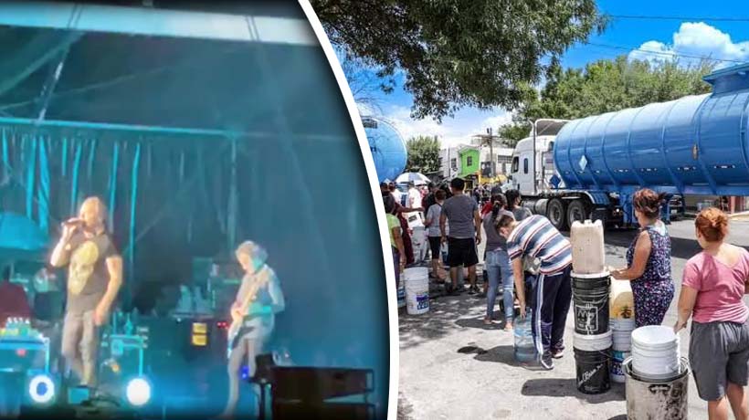 Abuchean a Maná por cantar “cómo quisiera poder vivir sin agua” en Monterrey