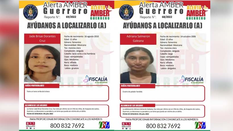 Hallan a una de las niñas desaparecidas de albergue del DIF Acapulco