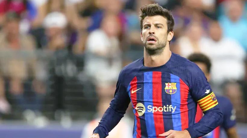 VIDEO: Asistentes abuchean a Piqué en pleno partido y gritan “Shakira”