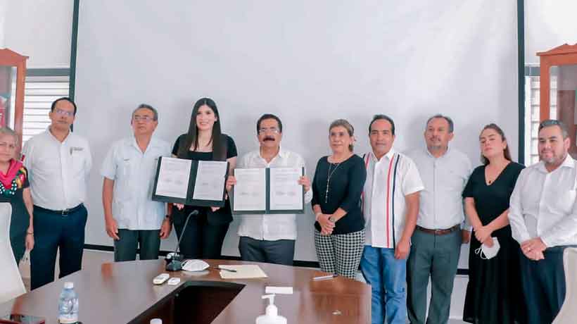 Firman la SEMAI y TSJ convenio de colaboración institucional en favor de los migrantes